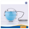 AWS1080A 2016 top selling ball shape high quality speaker keychain led light bluetooth speaker